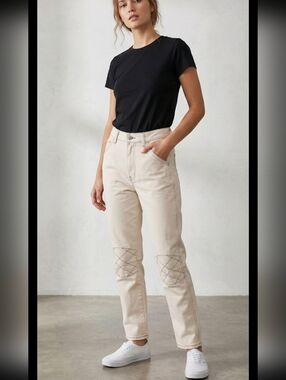 NWT BDG Moto Jeans with‎ Contrasting Stitching Size 26